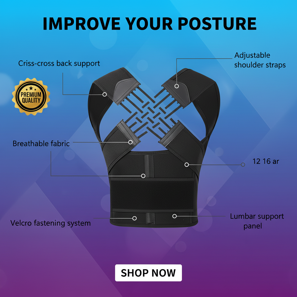 The 3D Sculpt Ergonomic Posture Corrector